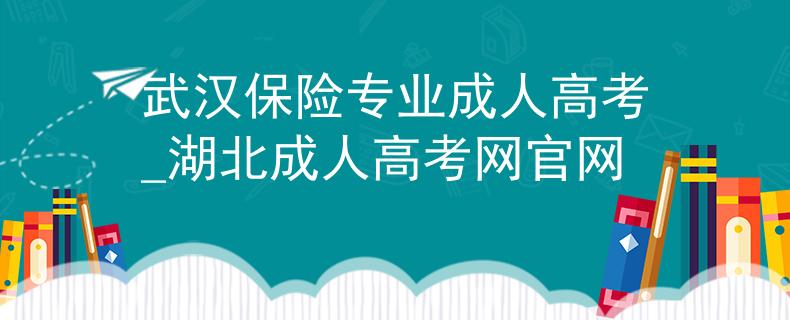武漢保險專業(yè)成人高考_湖北成人高考網(wǎng)官網(wǎng)