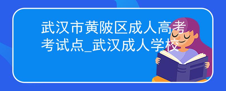 武漢市黃陂區(qū)成人高考考試點_武漢成人學校