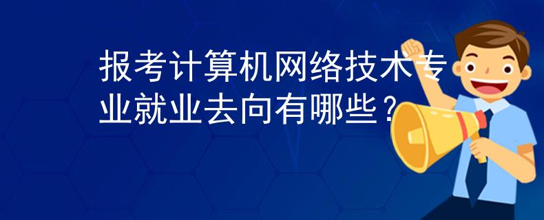 報(bào)考計(jì)算機(jī)網(wǎng)絡(luò)技術(shù)專業(yè)就業(yè)去向有哪些？