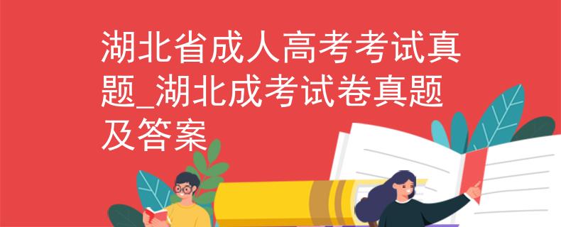 湖北省成人高考考試真題_湖北成考試卷真題及答案