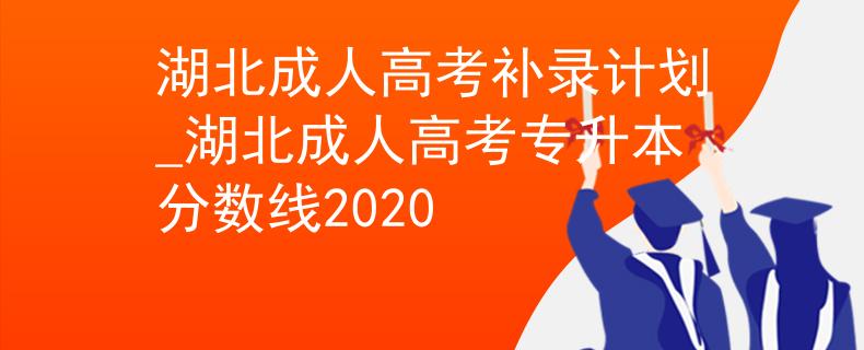 湖北成人高考補(bǔ)錄計(jì)劃_湖北成人高考專升本分?jǐn)?shù)線2020