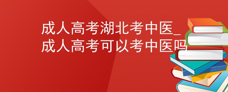 成人高考湖北考中醫(yī)_成人高考可以考中醫(yī)嗎
